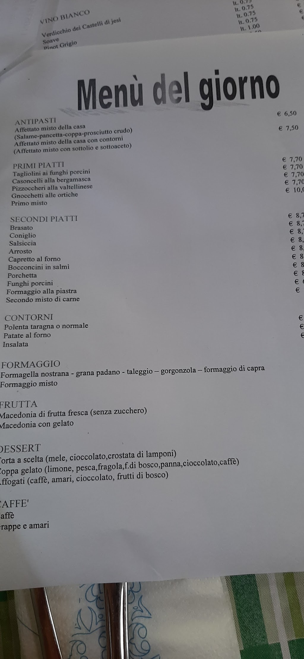 Trattoria Merelli Salmezza