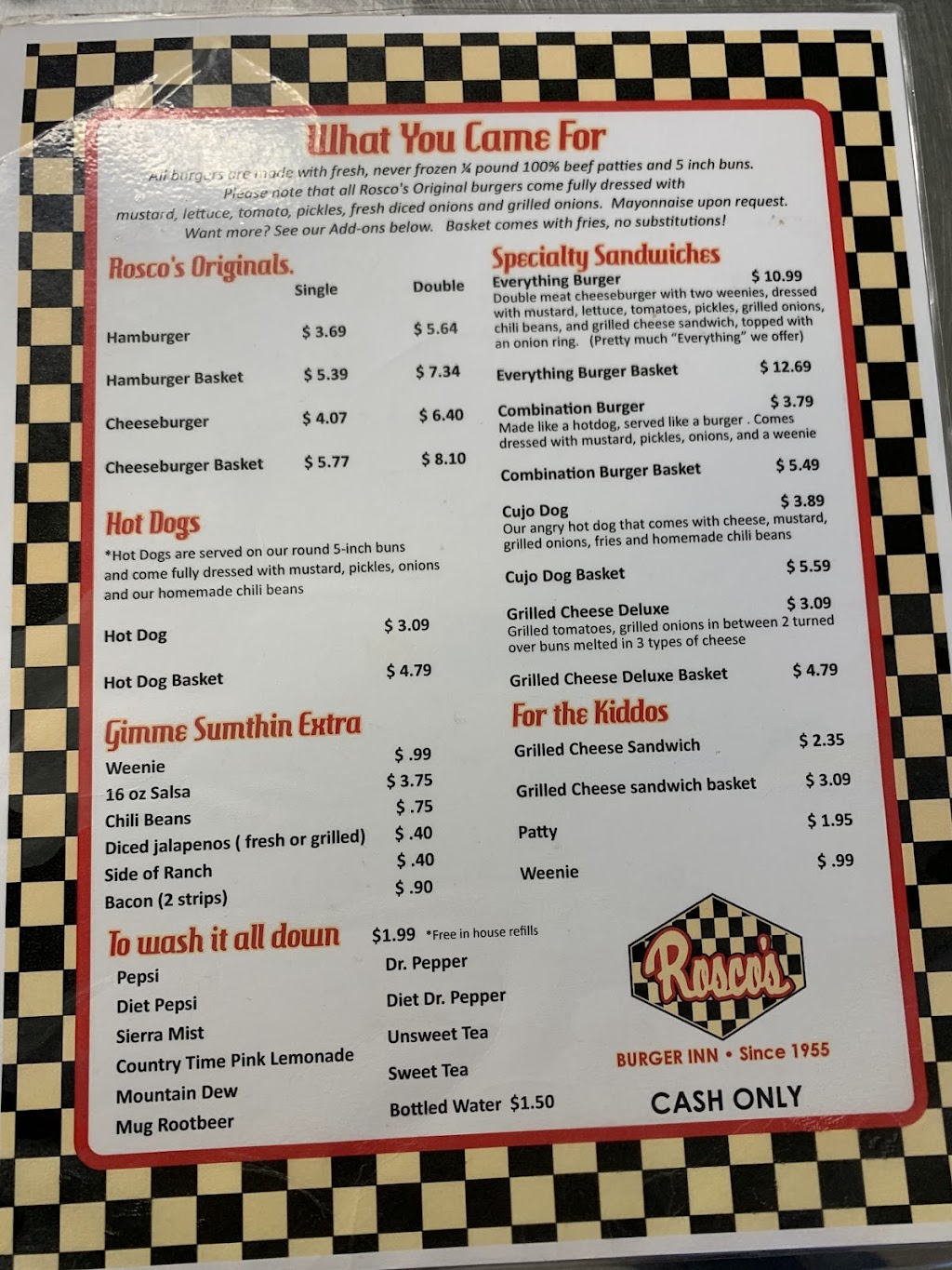 Roscos Burger Inn, El Paso, TX