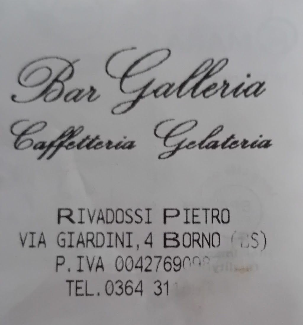 Bar Galleria, Borno