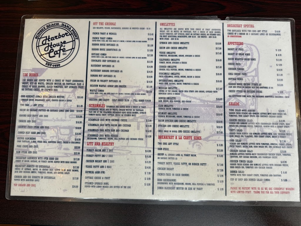 Harbor House Café, Sunset Beach, CA
