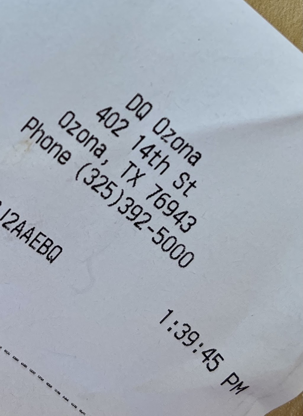 DQ Grill & Chill, Ozona, TX