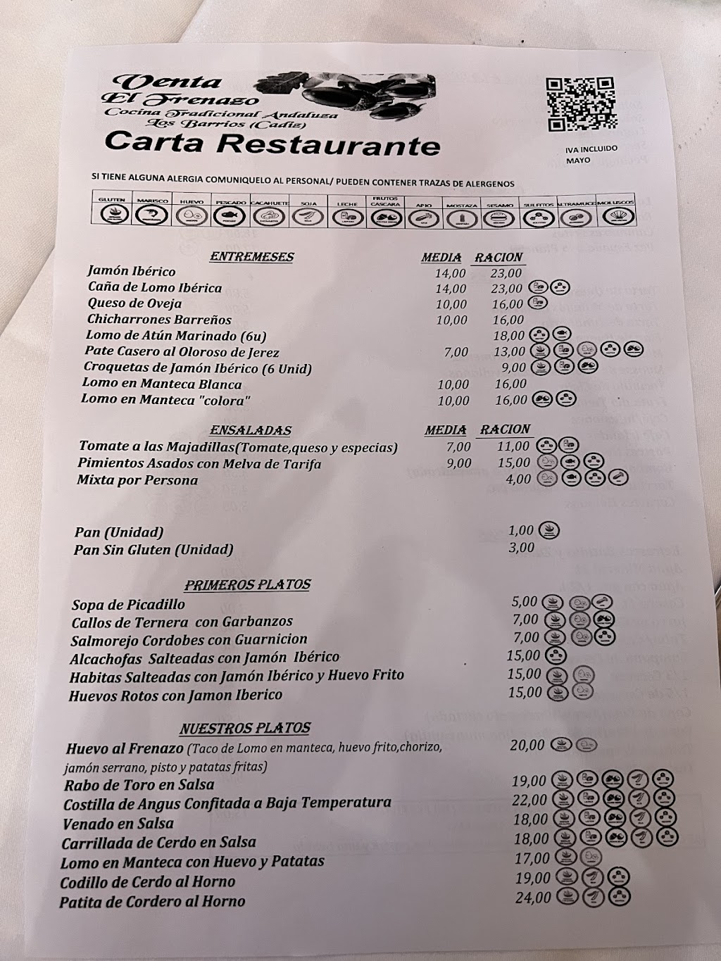 Bar Restaurante Venta el Frenazo