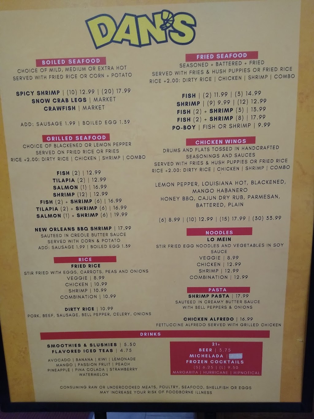 Dan's Seafood & Wings