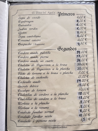 El Risco del Águila, Segovia