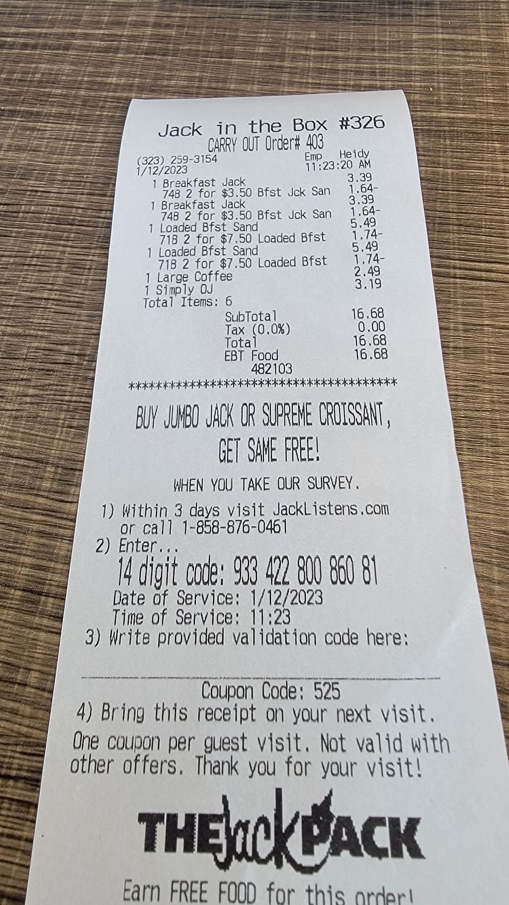 Jack in the Box, Eagle Rock, CA