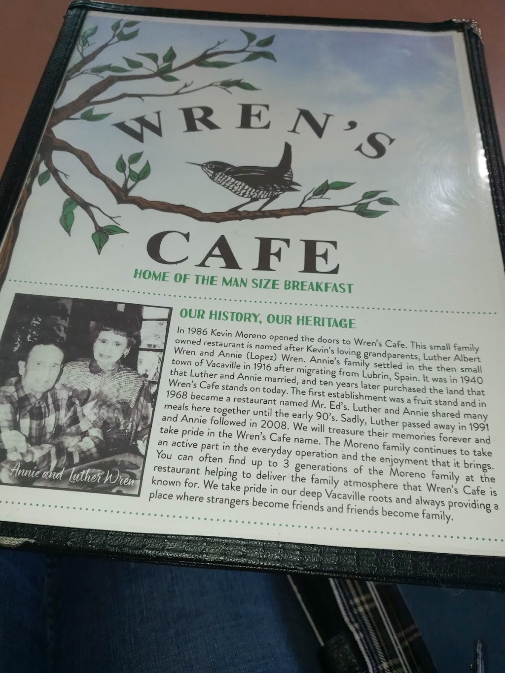 Wren's Café, Vacaville, CA