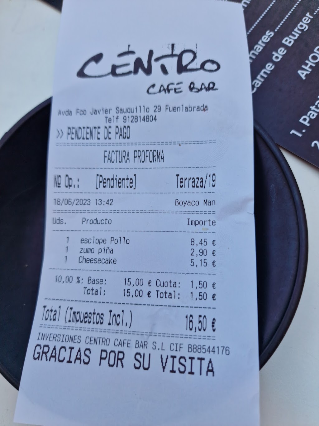 Café - Bar, Fuenlabrada