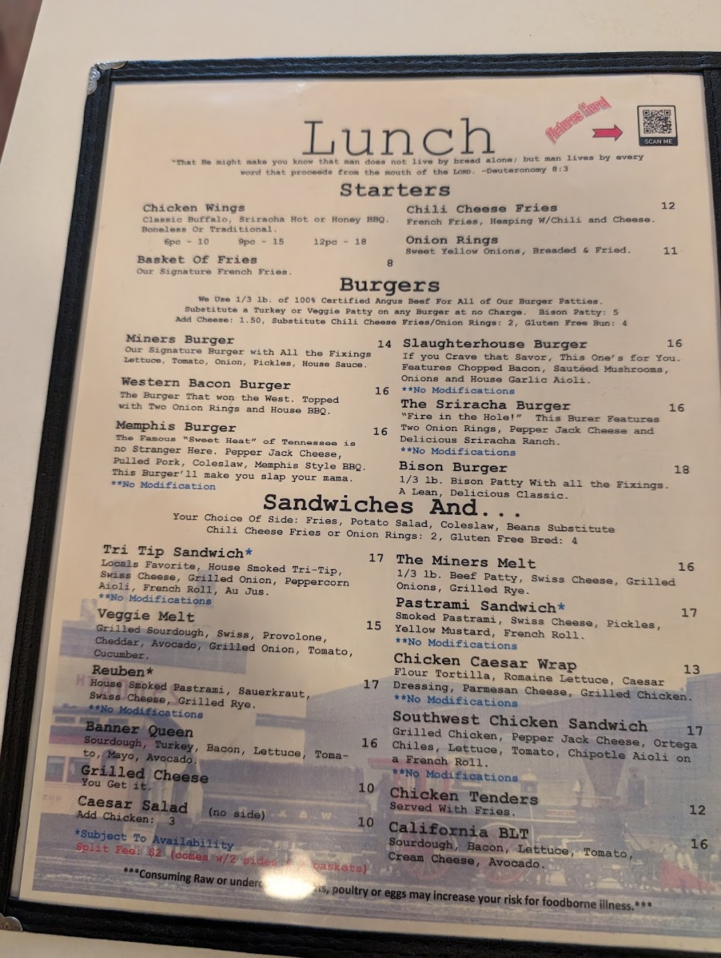 Miner’s Diner