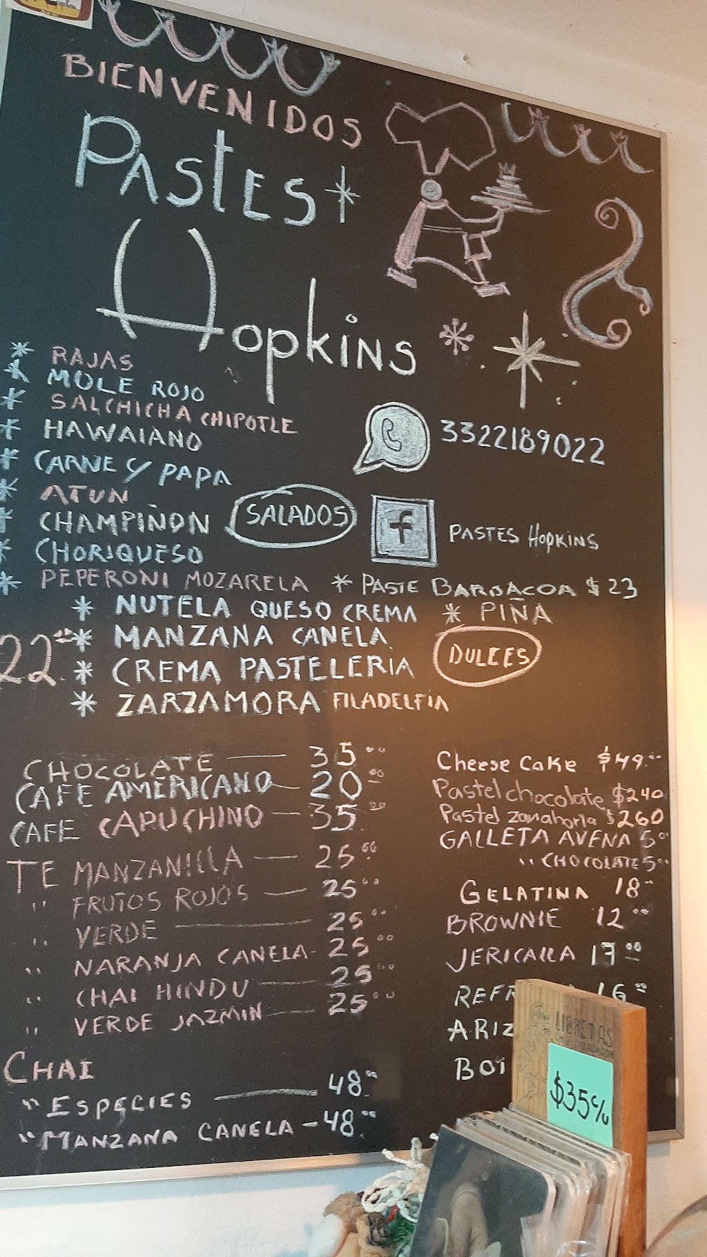 Pastes Hopkins - feuilletés et café