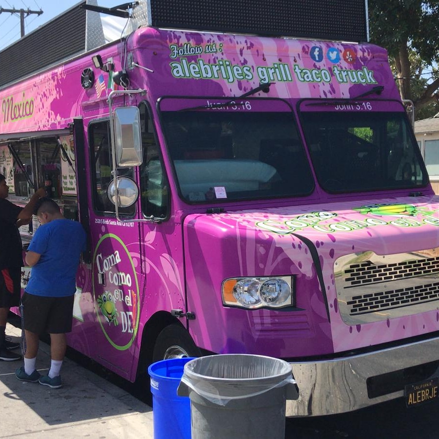 Alebrijes grill taco truck, Santa Ana, CA