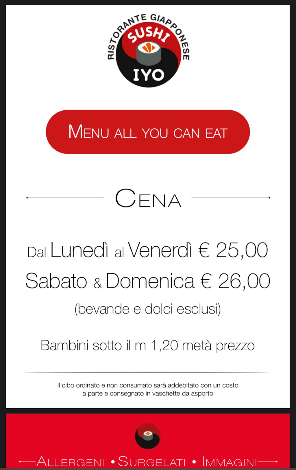 Sushi Iyo, Ventimiglia