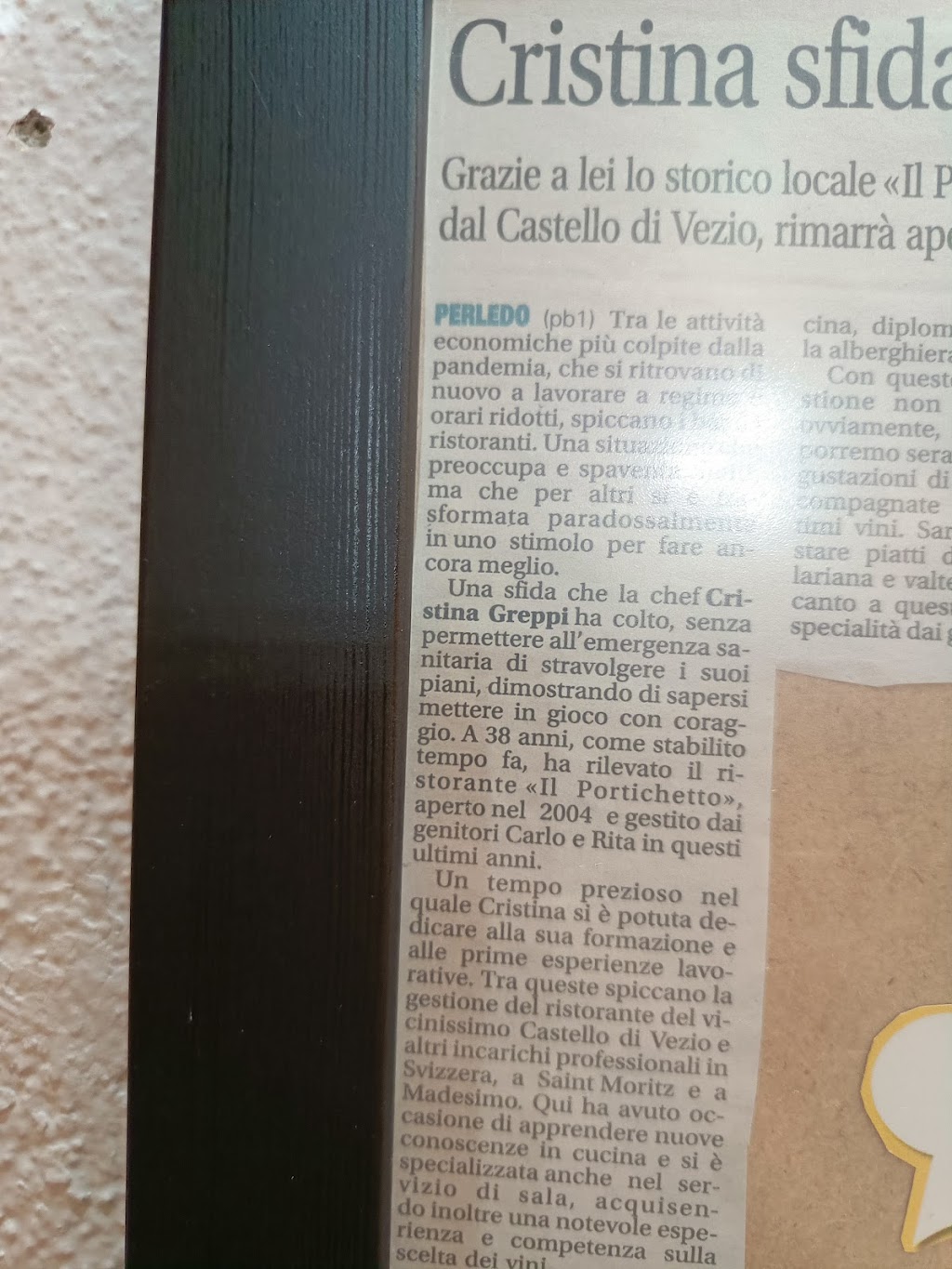 Ristorante Il Portichetto, Perledo, Italy