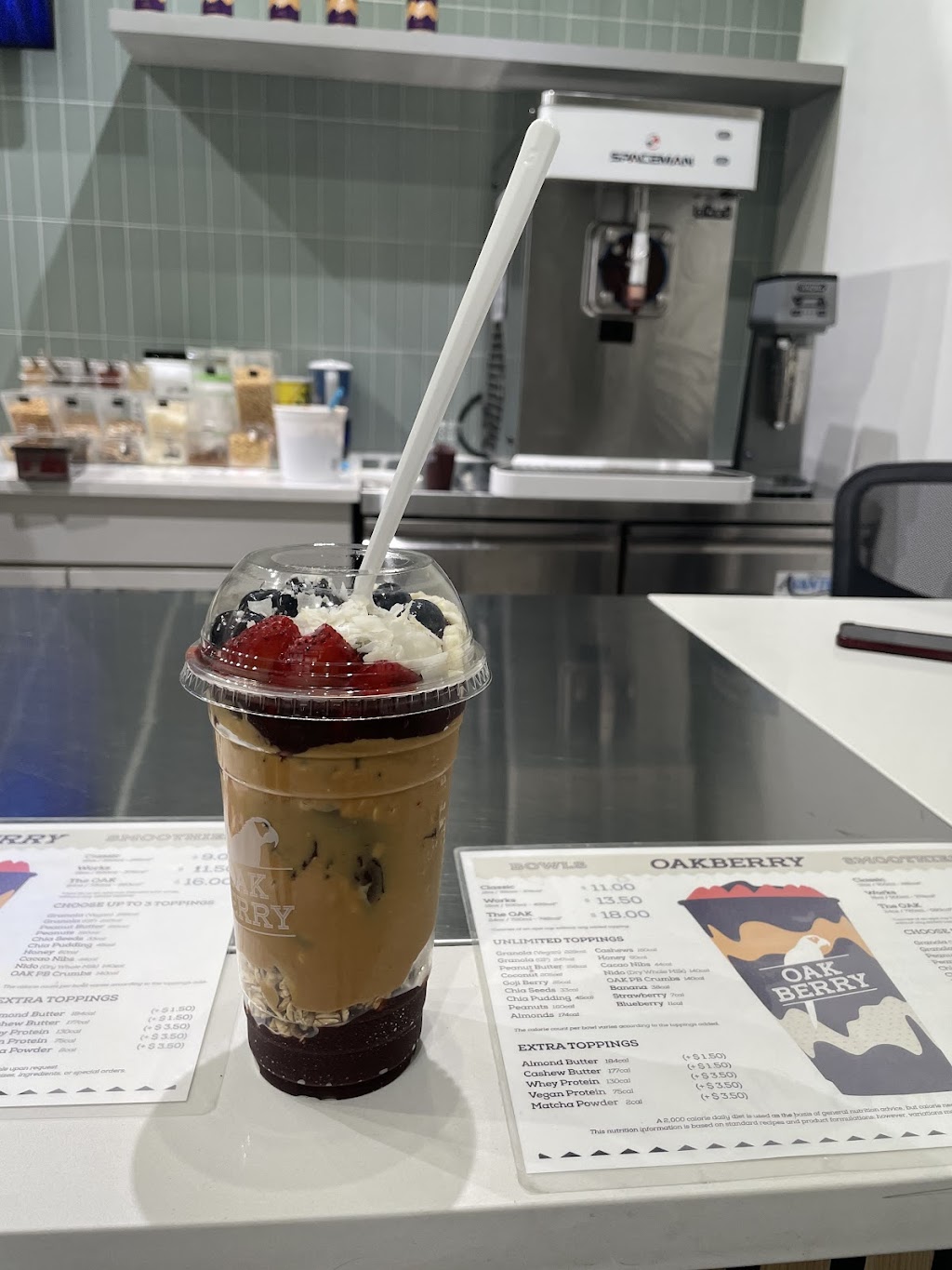 Oakberry Açaí bowls