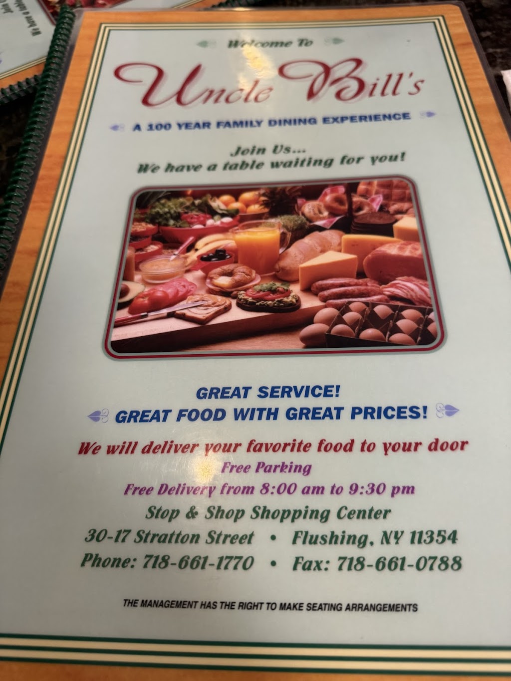 Uncle Bill’s, Flushing, NY