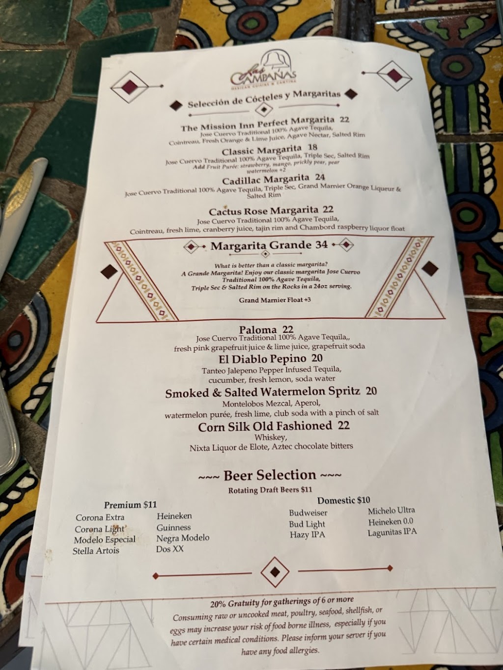 Las Campanas Mexican Cuisine & Tequila Bar