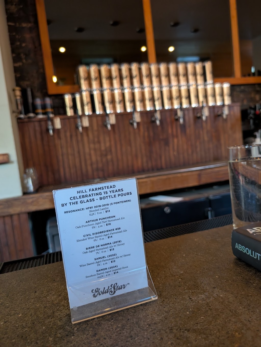 Gold Star Beer Counter