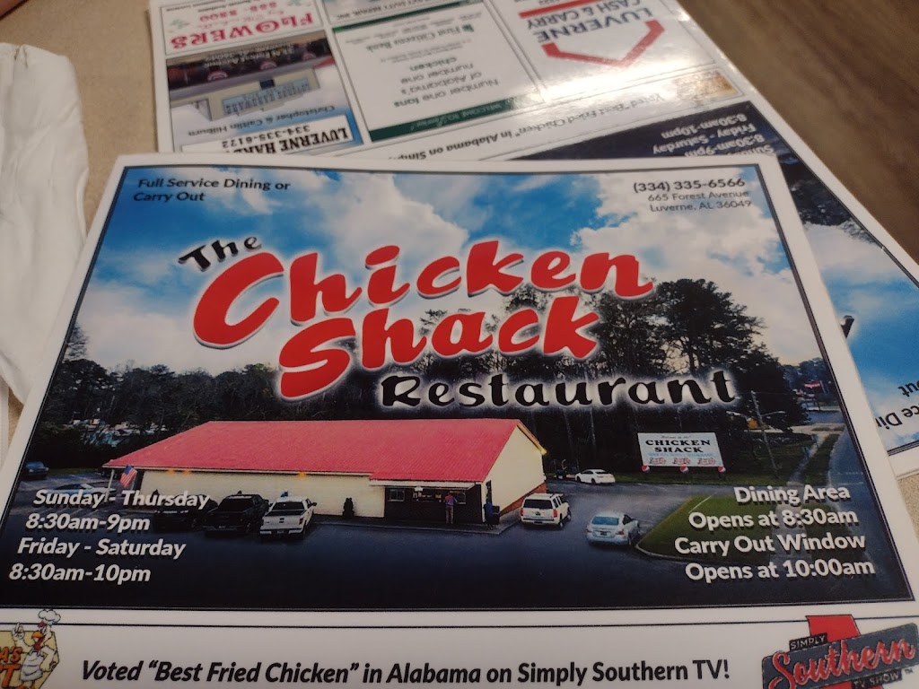 THE CHICKEN SHACK, Luverne, AL