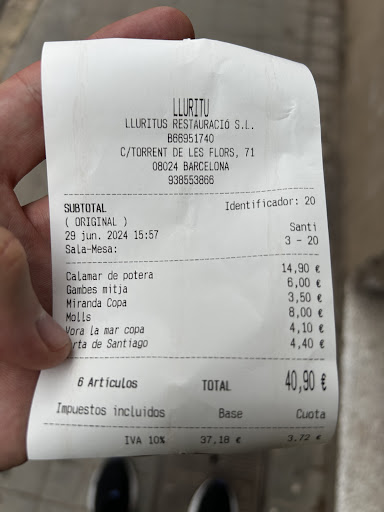 Marisqueria Lloritu