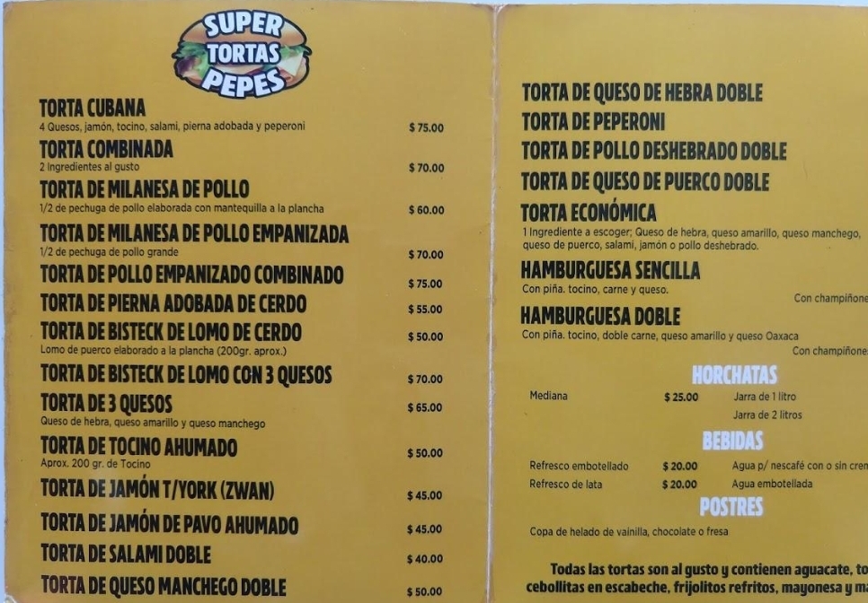 Tortas pepe's