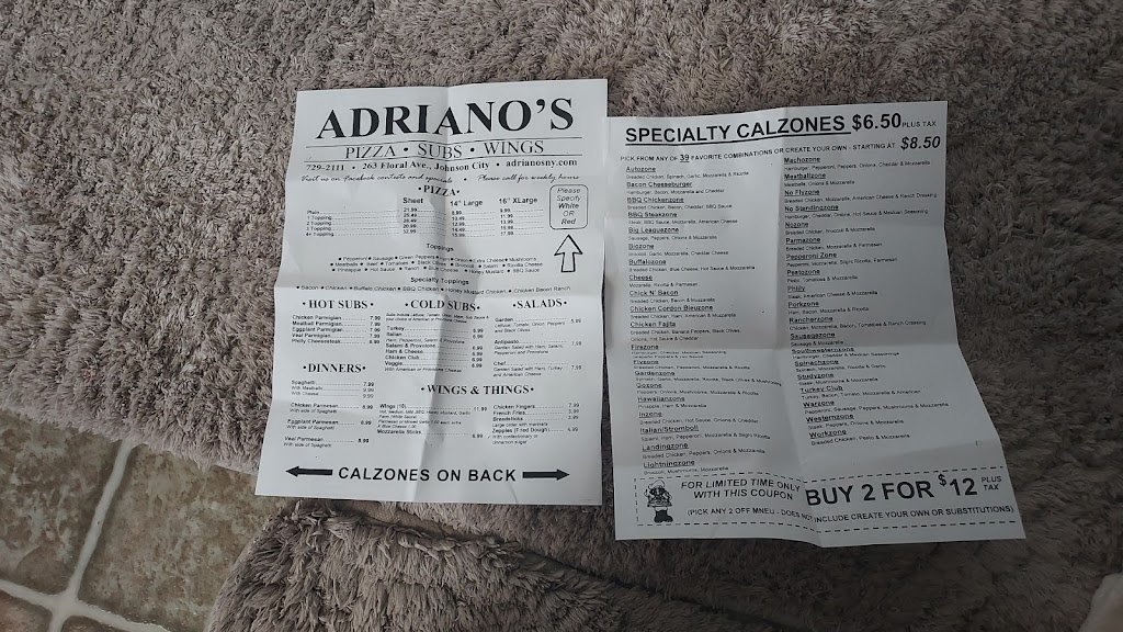 Adriano's Pizza, Johnson City, NY
