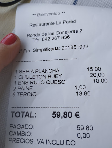 Restaurante La Pared