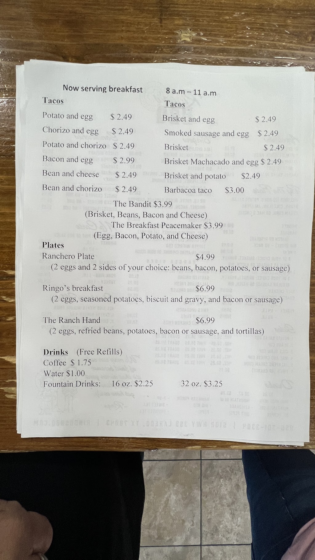 Ringo's BBQ and Burgers, Laredo, TX