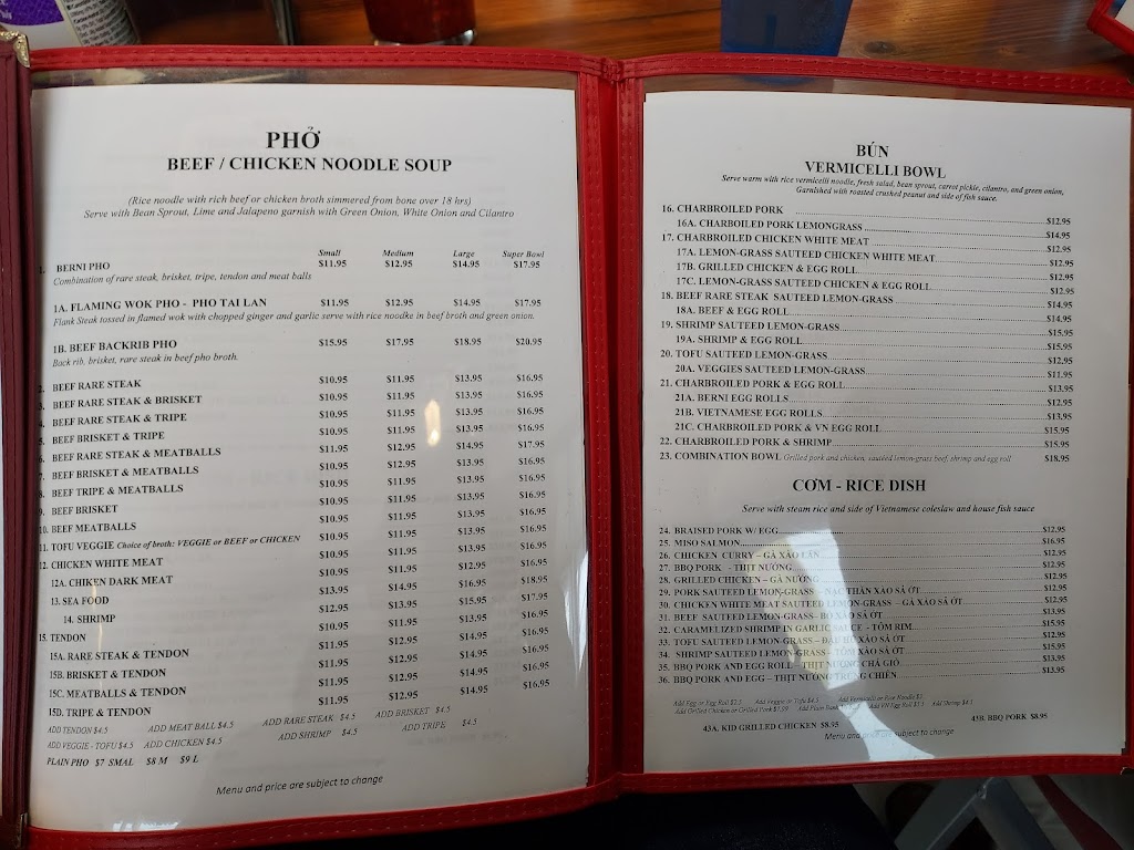 Berni Vietnamese Restaurant