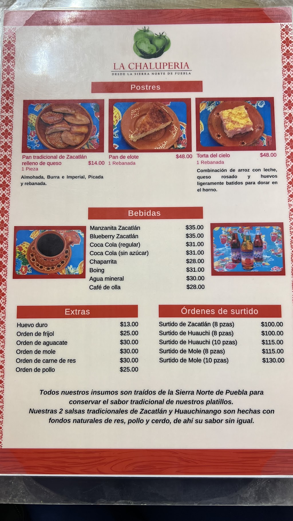 Chalupas estilo Chiapas