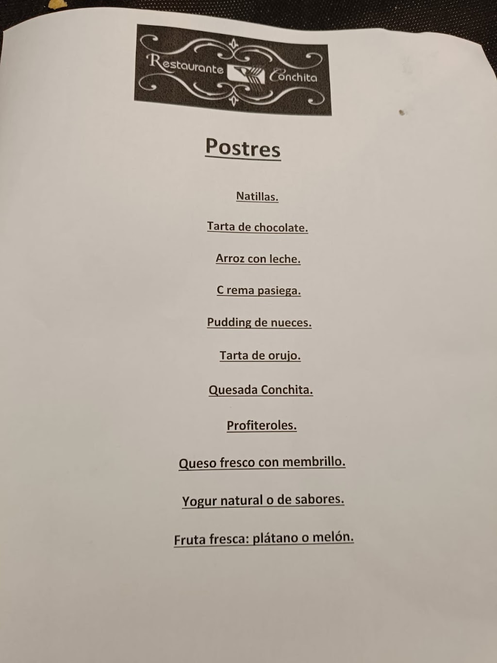 Restaurante Conchita