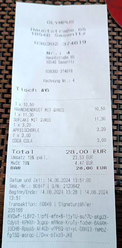 Griechisches Restaurant OLYMPUS