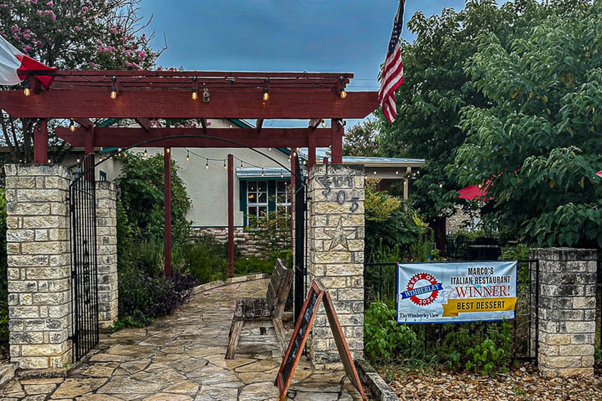 Marco's Italian Restaurant, Wimberley, TX