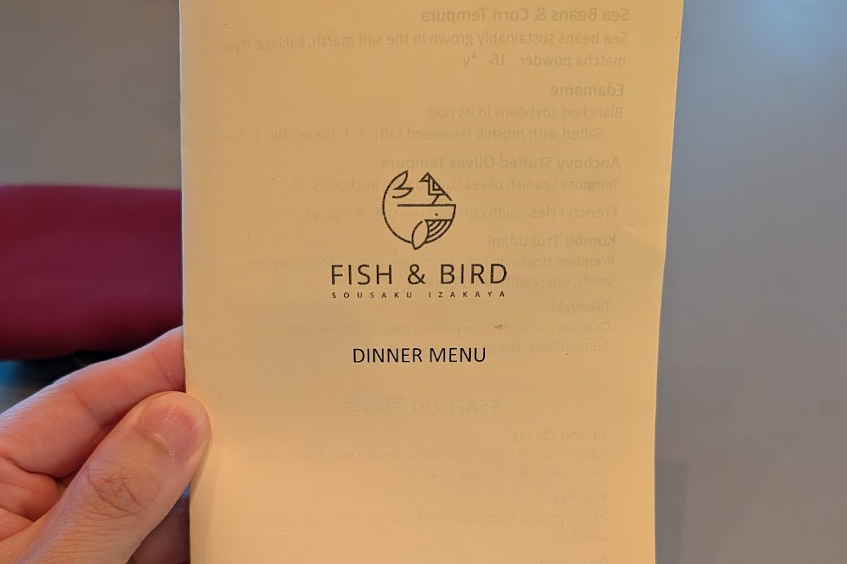 Fish & Bird Sousaku Izakaya