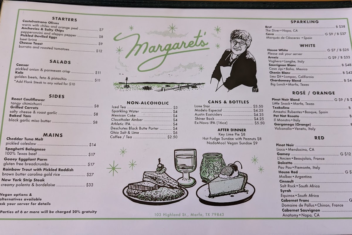 Margaret's in Marfa, Marfa, TX