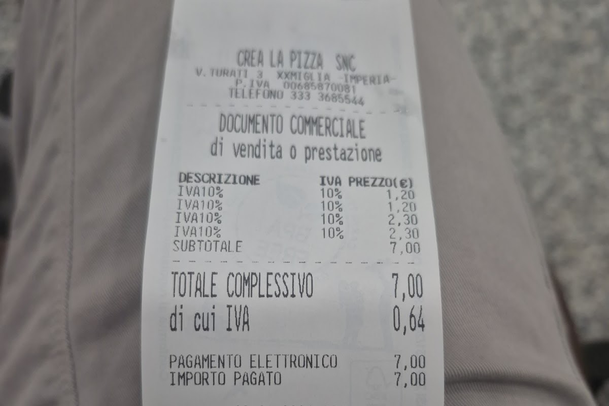 Pizza al Taglio, Ventimiglia