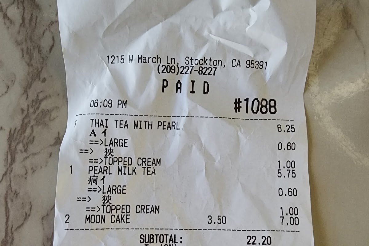T4 Tea For U, Stockton, CA