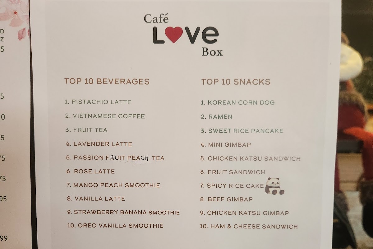 Cafe LOVE Box