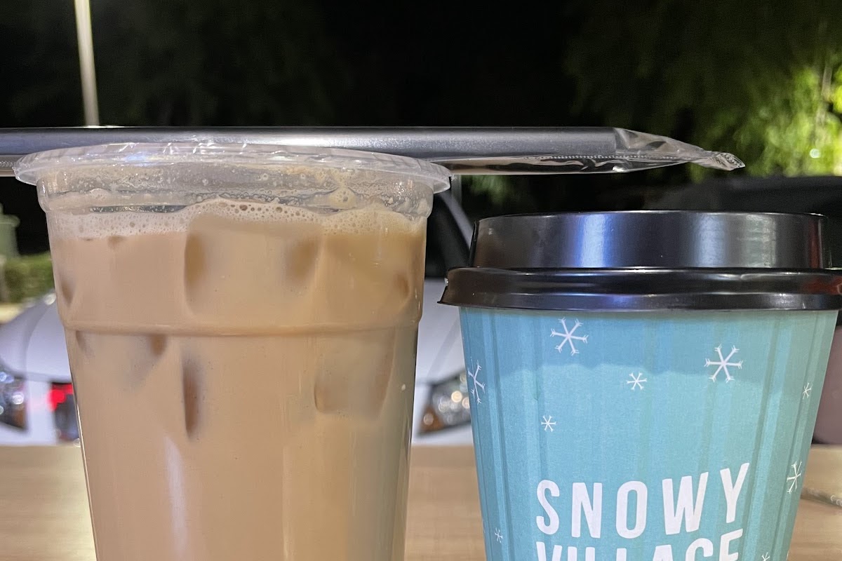Snowy Village Korean Dessert