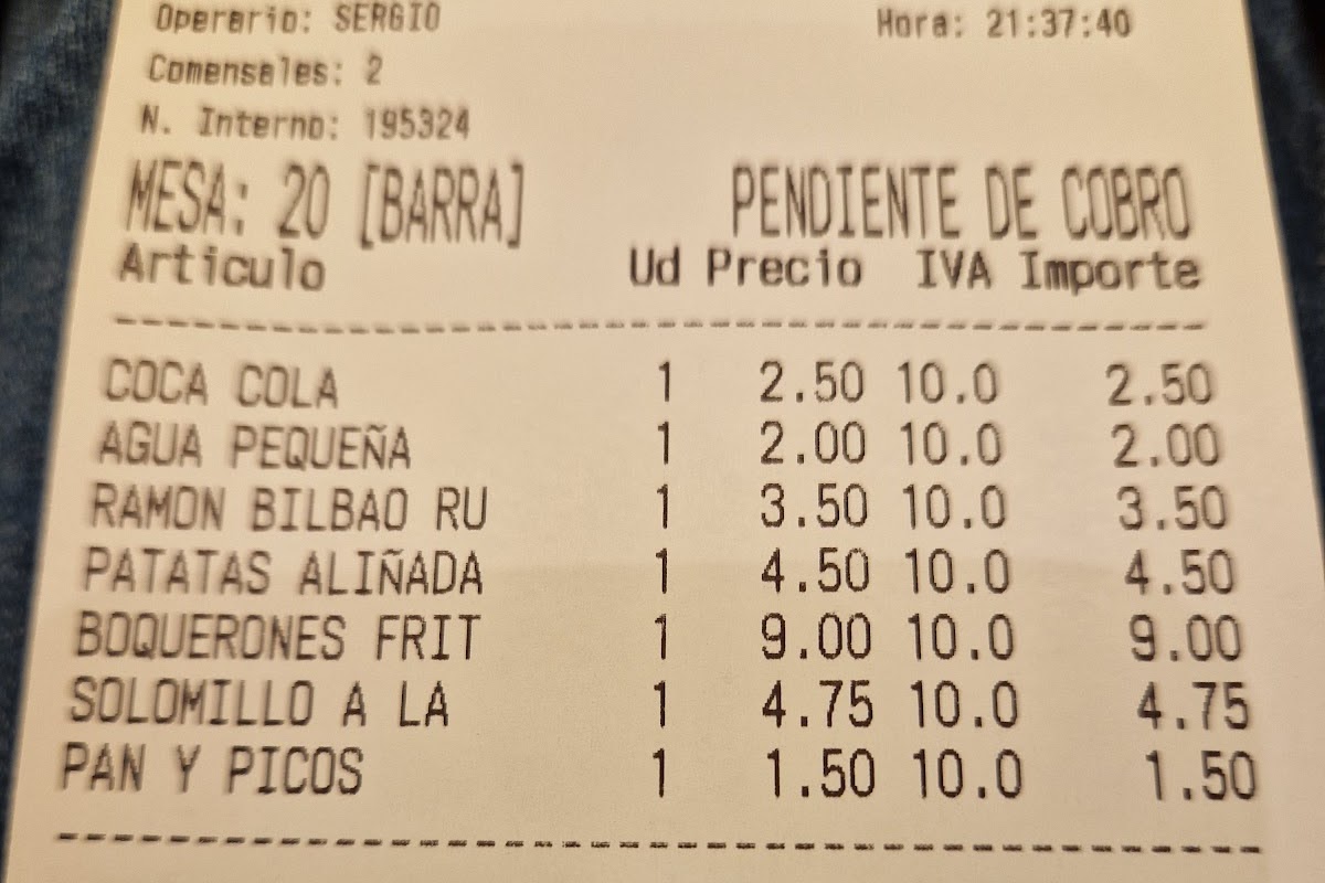Bar-Restaurante Blanca Paloma