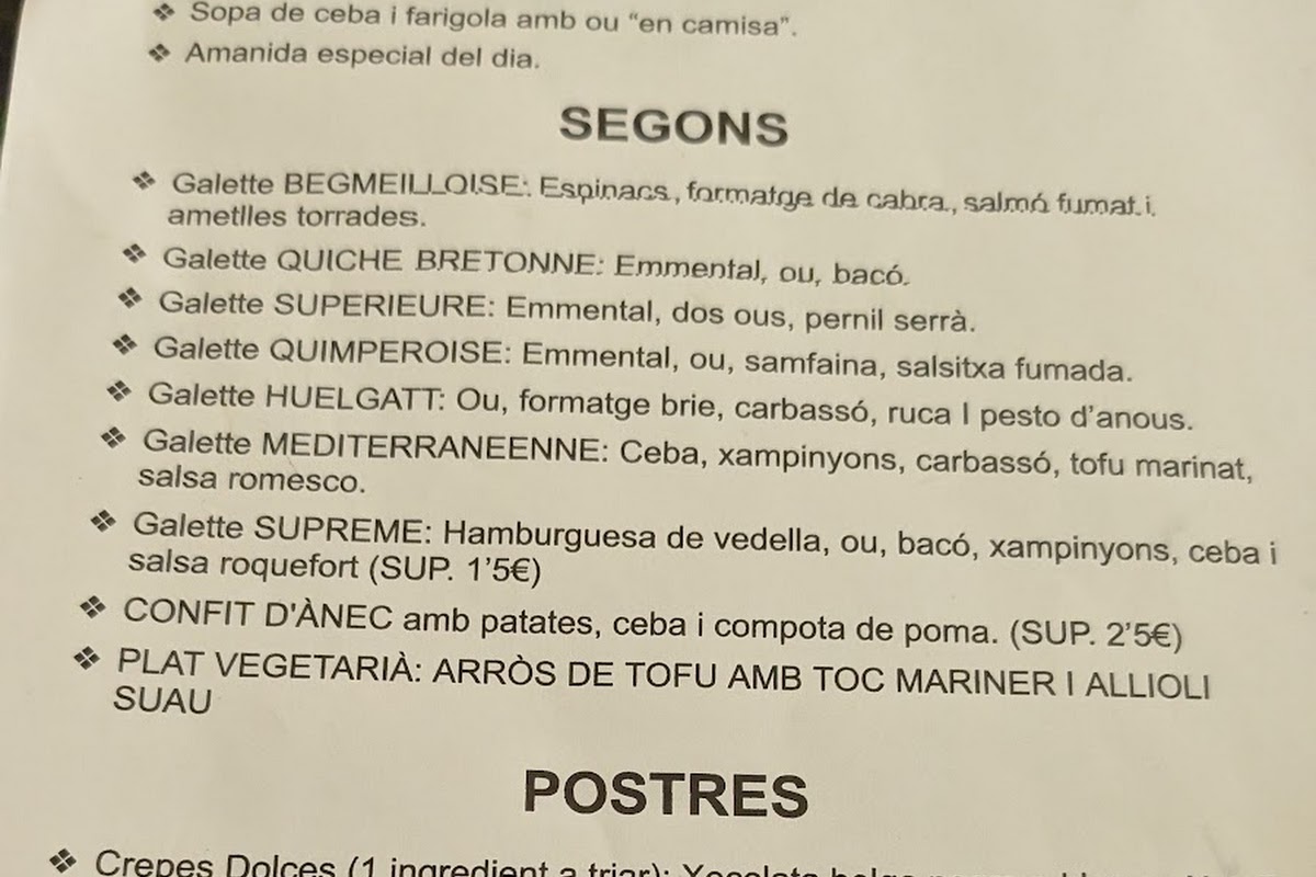 Crêperie Bretonne Annaíck Manresa
