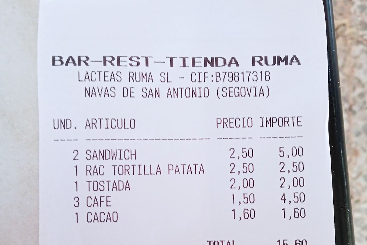 Restaurante Ruma
