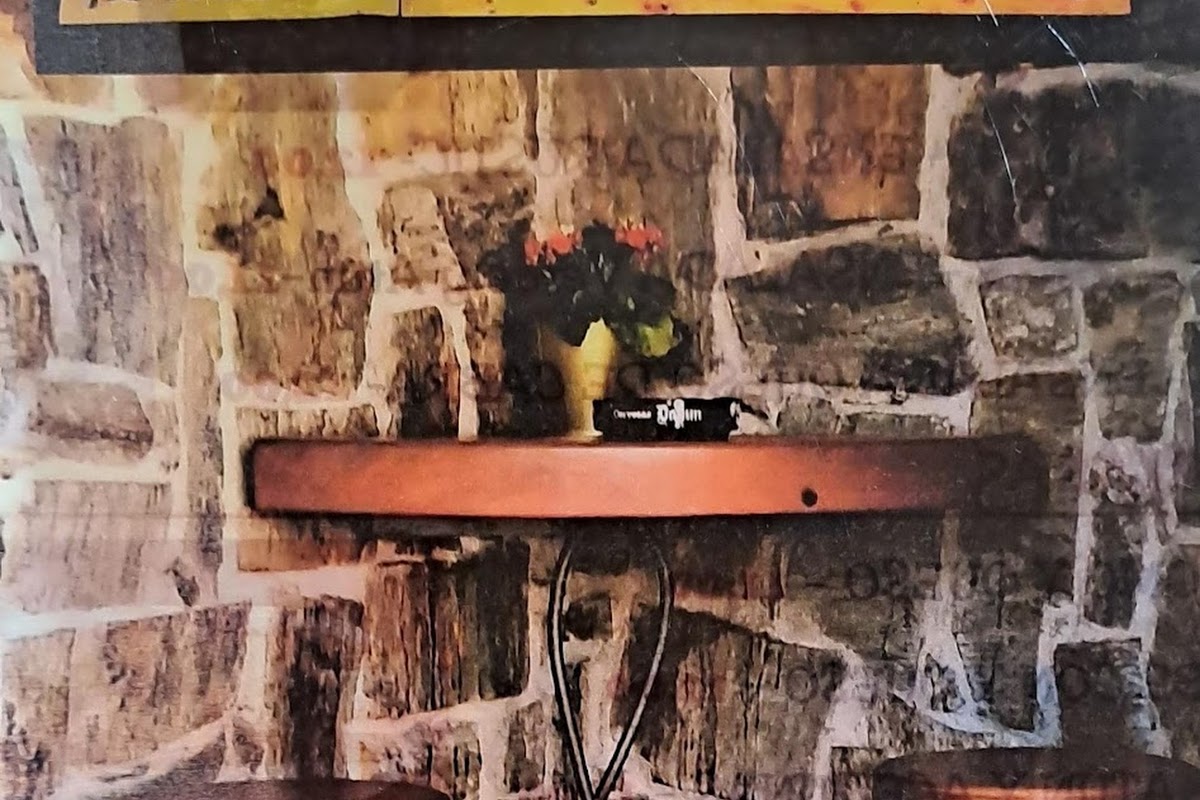 Rustic bar.