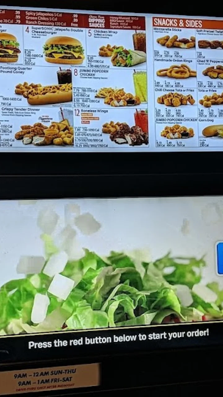 Sonic Signature Dishes